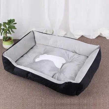 Animais de estimação grande cama do cão casa morna doces-colorido quadrado ninho pet canil para pequeno médio grandes cães gato filhote de cachorro mais tamanho cestas do cão - Image 1