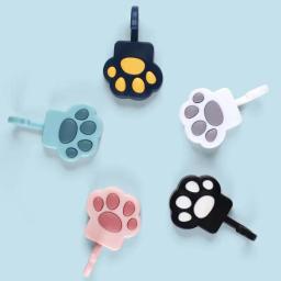 5pcs Cartoon cat garra gancho com forte adesivo pendurado, gancho de cozinha sem perfuração, gancho de porta, gancho de roupas - Image 4