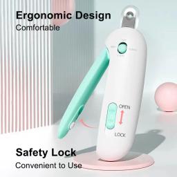 Prego profissional Clippers com orifício ajustável, Pet Nail Clippers, Evite Prego Over-Cutting, Garra Ferramenta de Cuidados para Cachorro e Gatinho, Gatos e Cães - Image 5