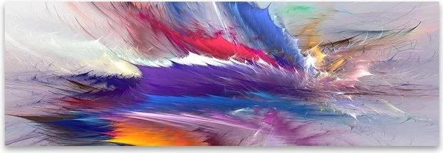 Pintura Abstrata por Números em Grande Tamanho: Kit de Artesanato para Adultos com Paisagens em Tela Decorativa