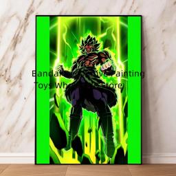 Dragon Ball Anime Canvas Printing, Goku, Vegeta, Quarto, Home Picture Decor, Impressões, Pinturas, Cartaz, Personagem de Desenho Animado, Presentes - Image 4