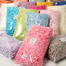Multicolorido Shredded Crinkle Fios De Papel, Confetti, Enchimento De Caixa De Presente DIY, Festa De Casamento, Decoração De Natal, 50g, 100g - Image 1