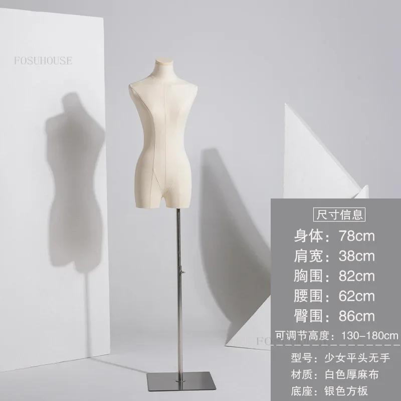 Prateleira de manequim de costura feminina para vestido de casamento, exibição de roupas femininas, vitrine feminina, alta qualidade, DIY - Image 1