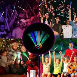 Varinhas LED Glow Fibra Óptica, Light Up, Concertos de Festa, Clubes, Glow Props, Aniversário, Casamento, Escuro, 12 pcs, 24 pcs, 48pcs - Image 4