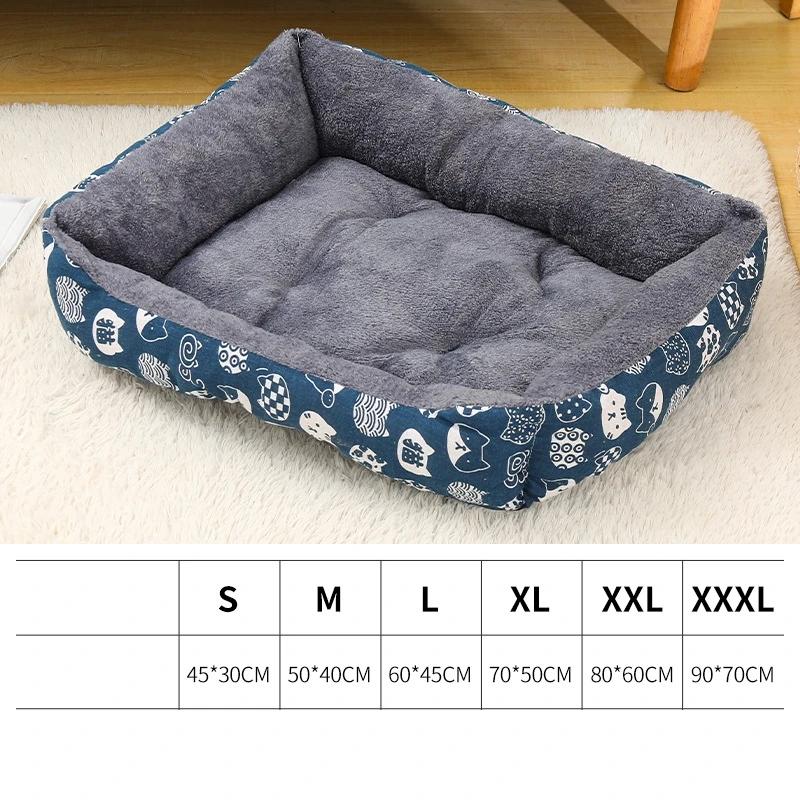 Colchão quente para dormir para animais de estimação, cama de gato, sofá-cama para cães grandes, canil para cães pequenos e médios e grandes, cachorro e gatinho, tamanho grande - Image 1