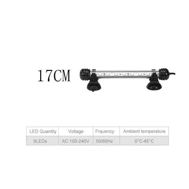 Iluminação Submersível LED para Aquários - Lâmpada Impermeável com Clip USB para Decorar e Cultivar Plantas Aquáticas
