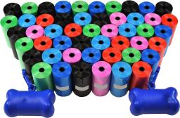 Biodegradável Pet Dog Poop Bag, Zero Resíduos Pooper Sacos, Paw Doggy Litter Poop Bag, 120 Rolls - Image 2