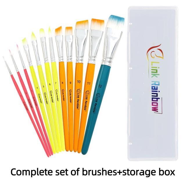 Conjunto de Pincéis de Pintura para Rosto - Ferramentas de Arte Corporal Infantil de Alta Qualidade