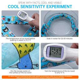 Pet refrigerar gelo cachecol legal toalha de gelo heatstroke cães gatos colar de gelo ajustável colar de gato babador impedir o curso de calor suprimentos para cães - Image 5