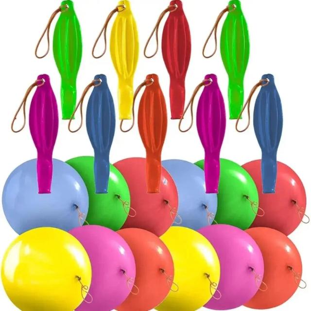Balões Soco com Elástico para Festas: 10 Unidades de Diversão para Aniversários, Baby Showers e Decoração de Casamentos