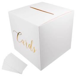 Caixa de cartão de casamento festas de aniversário pequenos presentes caixas de lembrança papel para decoração caso cartões postais - Image 3