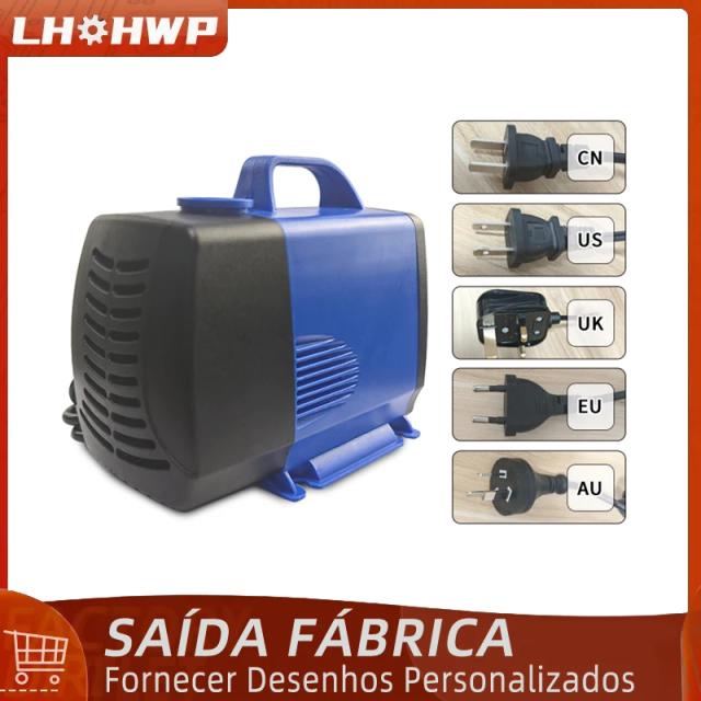 Bomba de Água Submersível Multifuncional 80W com Resfriamento para Máquinas de Gravação a Laser CNC, 3500L/H, IPX8, 220V, 3,5m de Profundidade