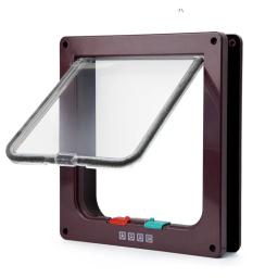 Porta com aba de plástico para animais de estimação, porta de segurança, pequeno pet fornecimentos, porta com aba para cão e gato, cachorro e gatinho, porta com aba de segurança - Image 5