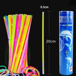 100 peças suprimentos para festas noturnas com conectores, colares e pulseiras brilhantes para festas infantis ou adultos, decoração de festas - Image 6