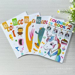 Etiqueta dos desenhos animados do unicórnio do arco-íris, Creative Graffiti Book, Livros de colorir infantis para crianças - Image 6