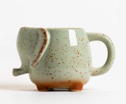 Elefantes bonitos Canecas cerâmicas para chá e café, personalidade criativa Canecas, caneca da criatividade, 430ml - Image 6