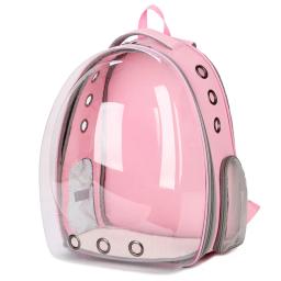 Mochila para transporte de animais de estimação, bolsa para gato e cachorro, respirável e portátil, ideal para viagem, espaço transparente - Image 6