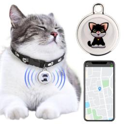 Pet Compatível com Bluetooth Inteligente Wearable Anti-Lost GPS Tracker, localizador à prova d'água, Rastreamento em tempo real, cão, Cat Collar, encontrar dispositivo - Image 1