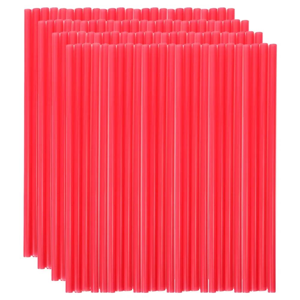 Descartável Grande Plástico Canudos, Colorido, Pérola, Bolha, Leite, Chá, Smoothie, Bebida, Fontes do Partido, Bar Acessórios, 100Pcs - Image 1