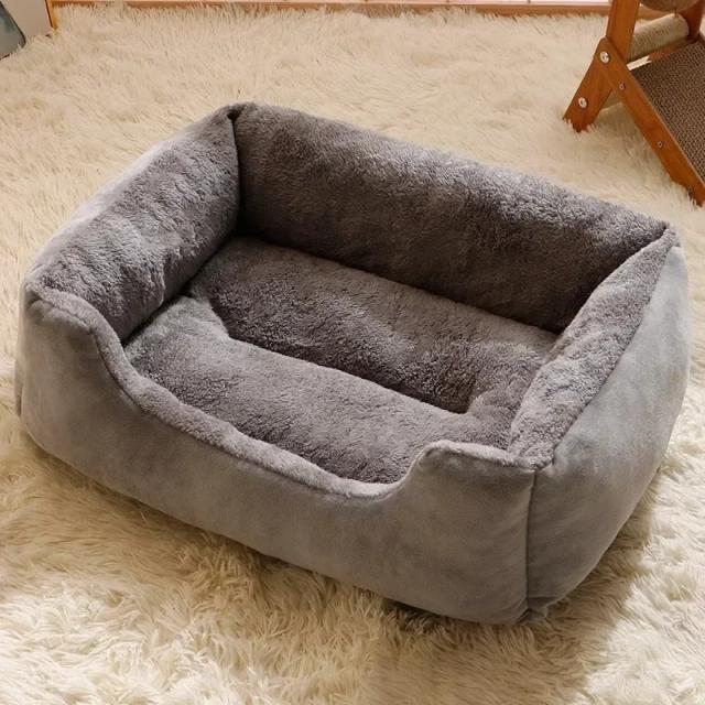 Cama Almofada Confortável para Cães e Gatos - Acessórios Ideais para Todos os Lares