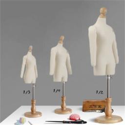 Corpo De Manequim De Plástico para Design De Escola, Costura De Pano Feminino, Tecido De Algodão, Pernas De Calças, Jersey Busto, Pode Pin E168, 1/3, 1/4 - Image 3