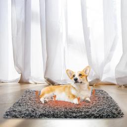 Tapete térmico auto-aquecido para gatos e cães pequenos, Aquecedor de animais espesso, Cobertor macio, Almofada quente, Gatos Indoor e Cães Pequenos - Image 3
