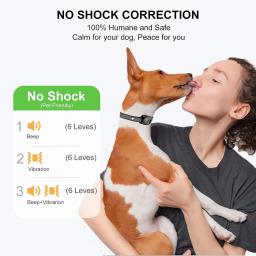 Inteligente Automático Anti Latido Dog Collar, Recarregável, Vibração, Stop Bark, Pet Acessórios, Pequeno, Médio Cães, 5-15lbs - Image 3