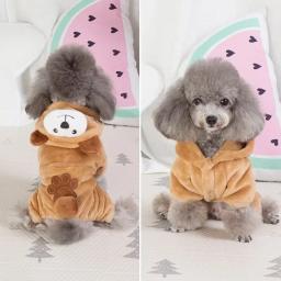 Soft Fleece Hoodies para animais de estimação, roupas para cães pequenos, cachorro, gatos, chihuahua, yorkshire, fantasia, inverno - Image 6