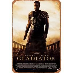 Filme clássico Metal Tin Signs, Vintage Wall Art, submundo, gladiador, cartazes para homem, caverna, café, bares, pubs, decoração de filmes - Image 5