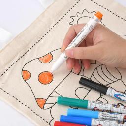 Canetas de tecido permanente para roupas, Marcadores para camisetas, Art Markers Set for Clothing - Image 2