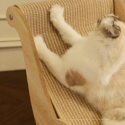 Pet praia cadeira de balanço, cadeira elegante gato sisal, Pet-Friendly Scratcher and Scratch Chair, Jardim vida ao ar livre - Image 5