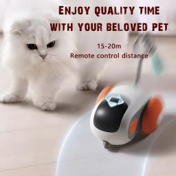 Brinquedo esperto do gato da gravidade, carro-motor, auto-movimentação, evitação realista do obstáculo, sensor infravermelho, projetado para Fe interior, 1PC - Image 5