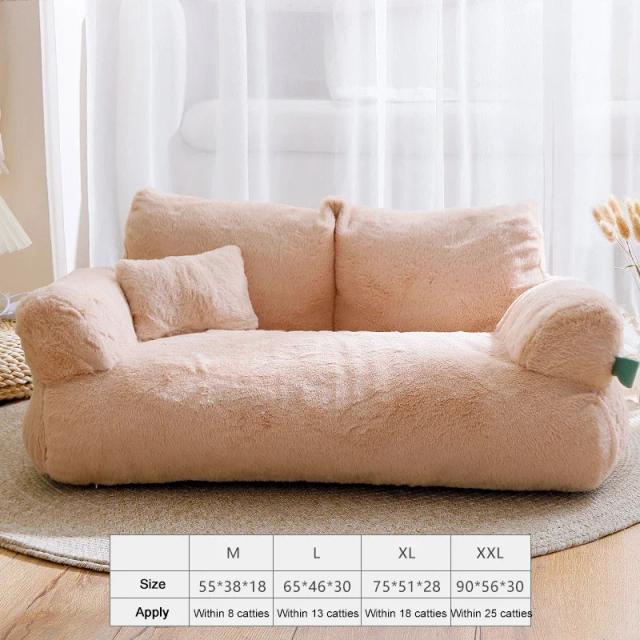 Cama de Pelúcia Quente e Confortável para Gatos e Cães Pequenos e Médios, Ideal para Inverno