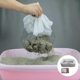 Reutilizáveis Cat Litter Box Filter Liners, Mãos Livres, Elastic Pet Excrement, Filtro de Saco de Areia, Higiênico, 10Pcs - Image 4