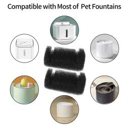 Pet bebendo esponja filtro, distribuidor de água para gatos e cães, saudável, fonte acessórios, 1pc, 4 pcs - Image 3