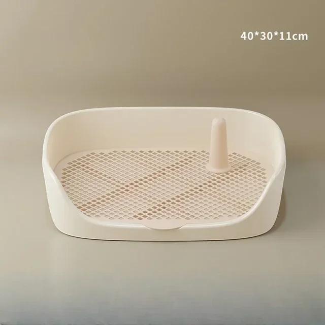 Toalete portátil do treinamento para cães pequenos e gatos, suporte da almofada do filhote de cachorro, bandeja potty interna - Image 1