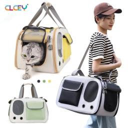 Portátil Pet Carrier Bag, Bolsa ao ar livre, saco de transporte, cães pequenos e gatos, mochila gato, Pet Shop - Image 1