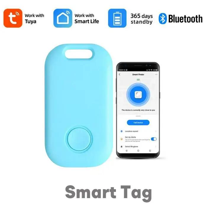 Sem fio Bluetooth GPS Tracker, Tuya Tag inteligente, Criança, Pet Finder, Registro de Localização, Wireless, Anti-lost Alarme, Chave, Tag - Image 1