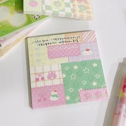 50 folhas kawaii retalhos bloco de notas scrapbook material de papel diy artes artesanato para fazer lista acessório escritórios notas para notas - Image 4