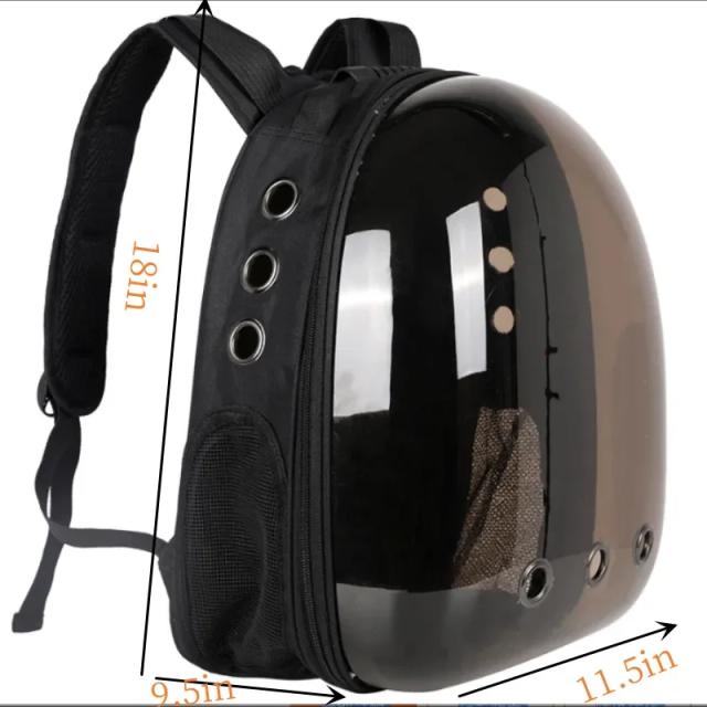 Mochila Pet Respirável e Transparente com Espaço para Cápsulas - Suprimentos Direto do Fabricante