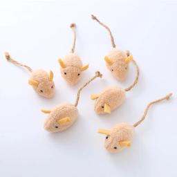 Provocando Plush Mouse para gato, brinquedo interativo, Pet Shop - Image 4