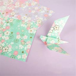 DIY Origami Papel, Flores Japonesas, Bronzing, Artesanato, LED Crane, Scrabooking Material, 15cm, 14PCs, Atacado - Image 4