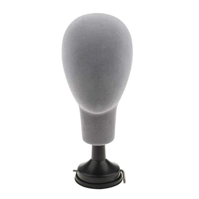 Manequim de Espuma para Exibição com Suporte de Base - Ideal para Chapéus, Perucas e Acessórios em Vitrines e Armários