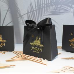 Caixas de Presente para Celebrações Muçulmanas, Ramadã Islâmico, Kareem, Festas Iftar, Elegante, Guarda-chuva Mubarak Candy - Image 3