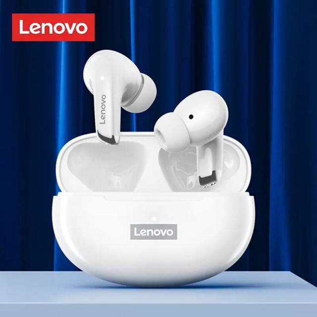Fones de Ouvido Sem Fio Bluetooth Lenovo-LP5 HiFi à Prova d'Água com Microfone - Original e Ideal para Esportes