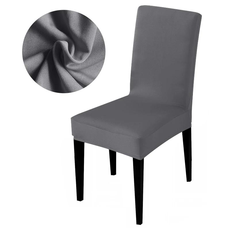 Capa de cadeira impressa estilo nórdico impermeável, Tampas de assento removíveis, Esticar capas decorativas para sala de jantar - Image 1