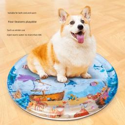 Esteira de Água Sensorial Inflável para Animais de Estimação, Cama Refrigerante, Almofada, Espessada, Inflável, Cachorro, Rotativa, Dormir, Acessórios Pet - Image 2