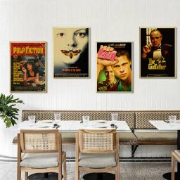 Pôster de filme clássico, impressões estéticas do escritório, amigos, tv, pintura retrô, vintage, casa, sala, bar, arte, decoração de parede, imagem - Image 4