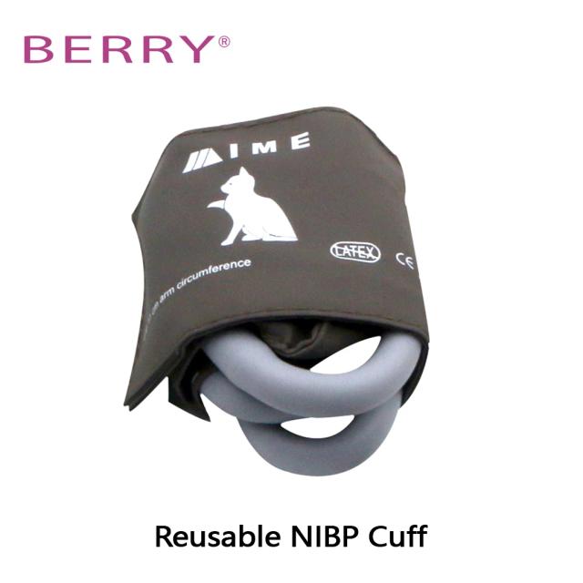 Monitor Veterinário BERRY AM6200 com Acessórios: Cabo ECG, Clipe Eletrodo, Sensor SpO2 e NIBP Reutilizável
