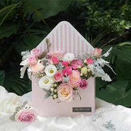 Caixa De Embalagem De Flores Portátil, Criativos, Loja De Flores, Casamento, Festa De Aniversário, Caixa De Presente, Dia Dos Namorados, Bolsa - Image 2